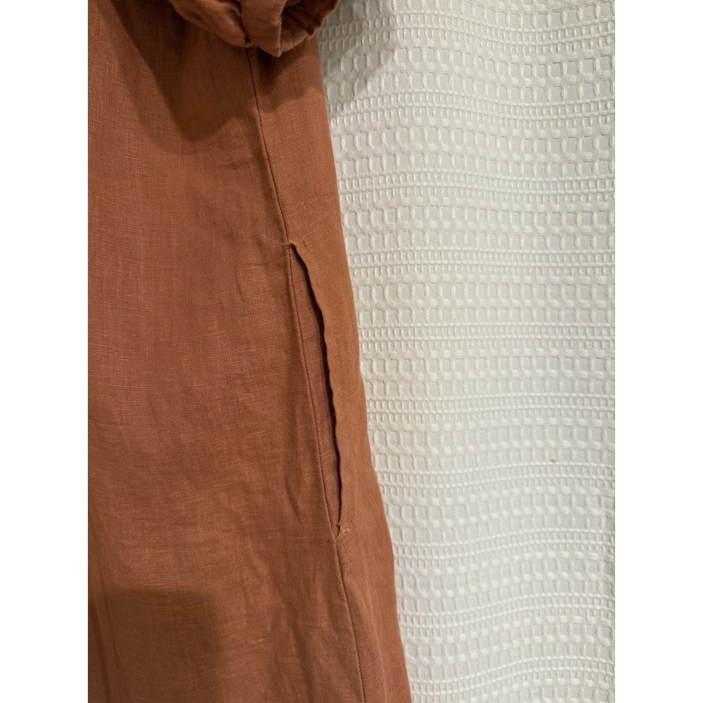 Town Clothes dress‎ portobello clay Orange Size S Linen rudy Jude  Loganlook - Picture 6 of 11